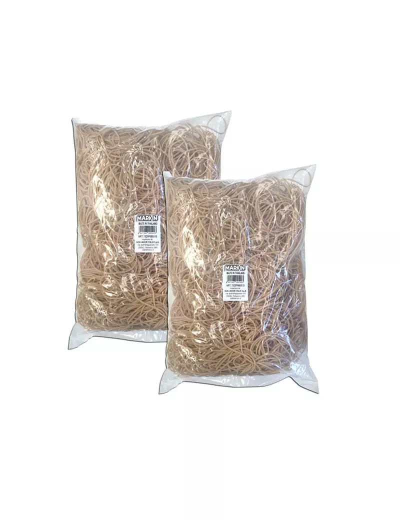 Elastici in Gomma Naturale Markin - 1 kg - Ø100 mm - Y525P100X15 (Ambra)