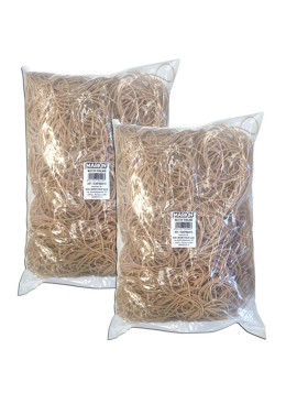 Elastici in Gomma Naturale Markin - 1 kg - Ø40 mm - Y525P040X15 (Ambra)
