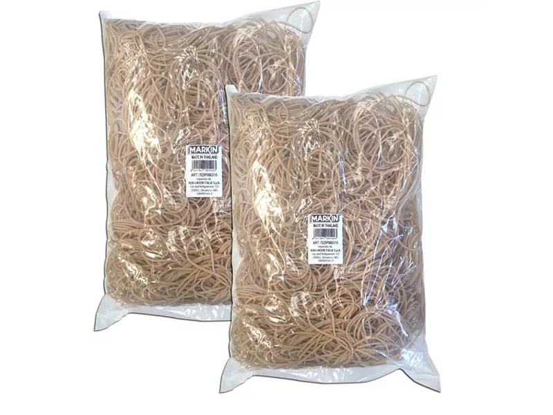 Elastici in Gomma Naturale Markin - 1 kg - Ø50 mm - Y525P050X15 (Ambra) Elastici in Gomma Naturale Markin - 1 kg - Ø50 mm - Y525P050X15 (Ambra)