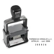 Timbro Datario Autoinchiostrante Printy 5460/Farm Trodat - 56x33 mm - 139703 (per Farmacie)