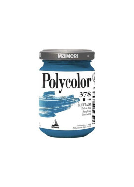 Colore Acrilico Polycolor Maimeri - 140 ml - M1220378 (Blu Ftalo Conf. 3)