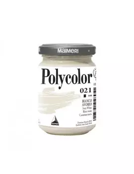 Colore Acrilico Polycolor Maimeri - 140 ml - M1220021 (Bianco Avorio Conf. 3)