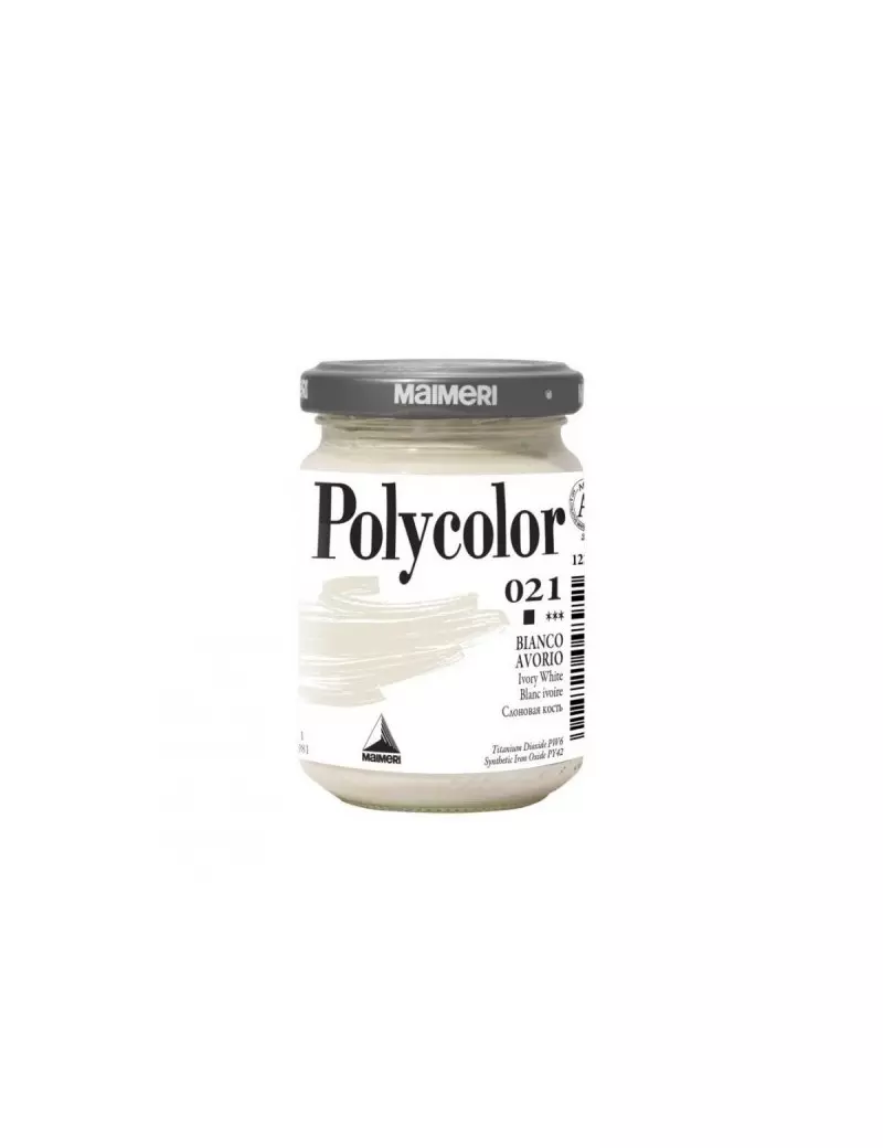 Colore Acrilico Polycolor Maimeri 140 ml M1220021 Bianco Avorio  8032810001160