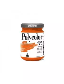 Colore Acrilico Polycolor Maimeri - 140 ml - M1220052 (Arancio Brillante Conf. 3)