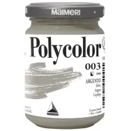 Colore Acrilico Polycolor Maimeri - 140 ml - M1220003 (Argento Conf. 3)