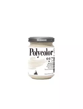 Colore Acrilico Polycolor Maimeri - 140 ml - M1220017 (Bianco Platino Conf. 3)