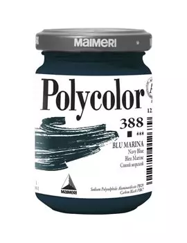 Colore Acrilico Polycolor Maimeri - 140 ml - M1220388 (Blu Marina Conf. 3)