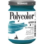Colore Acrilico Polycolor Maimeri - 140 ml - M1220400 (Blu Primario Cyan Conf. 3)