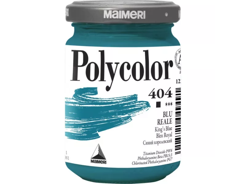 Colore Acrilico Polycolor Maimeri - 140 ml - M1220404 (Blu Reale Conf. 3)