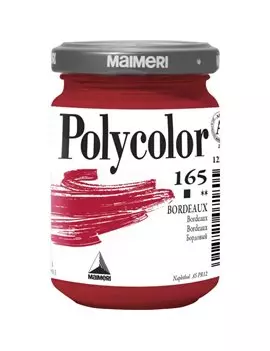 Colore Acrilico Polycolor Maimeri - 140 ml - M1220165 (Bordeaux Conf. 3)