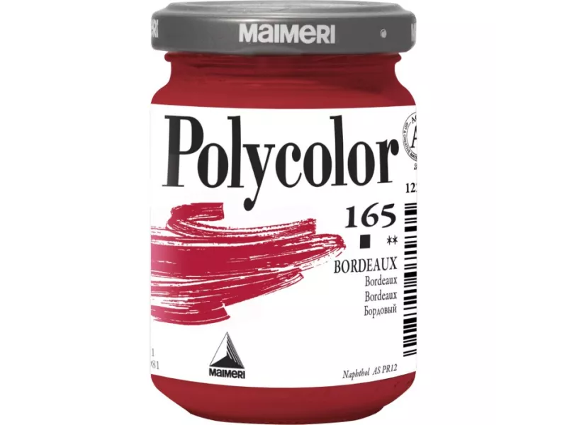 Colore Acrilico Polycolor Maimeri - 140 ml - M1220165 (Bordeaux Conf. 3)