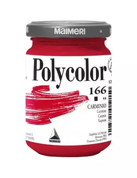 Colore Acrilico Polycolor Maimeri - 140 ml - M1220166 (Carminio Conf. 3)