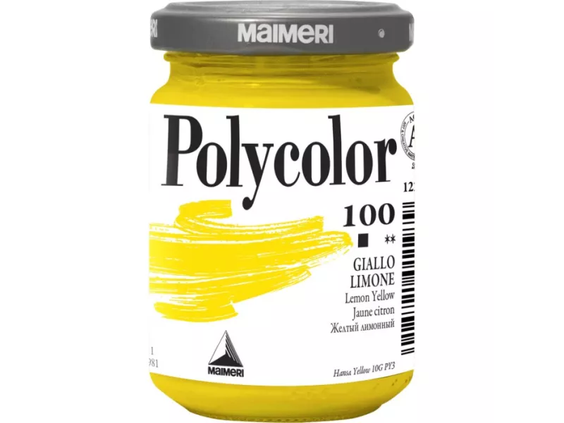 Colore Acrilico Polycolor Maimeri - 140 ml - M1220100 (Giallo Limone Conf. 3) Colore Acrilico Polycolor Maimeri - 140 ml - M1220100 (Giallo Limone Conf. 3)