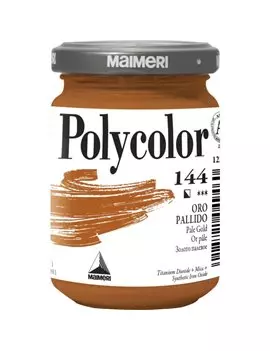 Colore Acrilico Polycolor Maimeri - 140 ml - M1220144 (Oro Pallido Conf. 3)