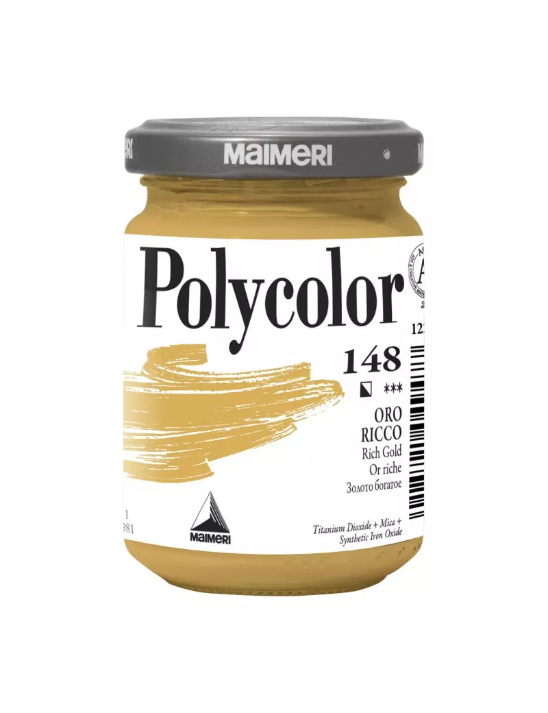 Colore Acrilico Polycolor Maimeri 140 ml M1220148 Oro Ricco