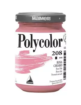 Colore Acrilico Polycolor Maimeri - 140 ml - M1220208 (Rosa Chiaro Conf. 3)