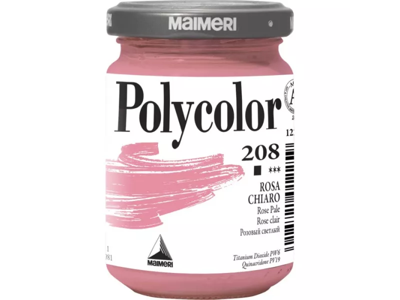 Colore Acrilico Polycolor Maimeri - 140 ml - M1220208 (Rosa Chiaro Conf. 3) Colore Acrilico Polycolor Maimeri - 140 ml - M1220208 (Rosa Chiaro Conf. 3)