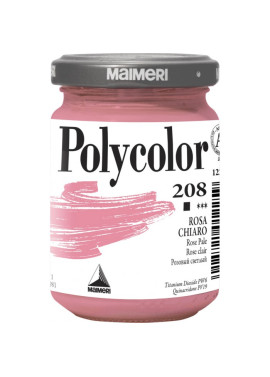 Colore Acrilico Polycolor Maimeri - 140 ml - M1220208 (Rosa Chiaro Conf. 3)
