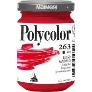 Colore Acrilico Polycolor Maimeri - 140 ml - M1220263 (Rosso Brillante Conf. 3)