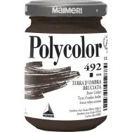Colore Acrilico Polycolor Maimeri - 140 ml - M1220492 (Terra d'Ombra Bruciata Conf. 3)