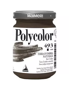 Colore Acrilico Polycolor Maimeri - 140 ml - M1220493 (Terra d'Ombra Naturale Conf. 3)