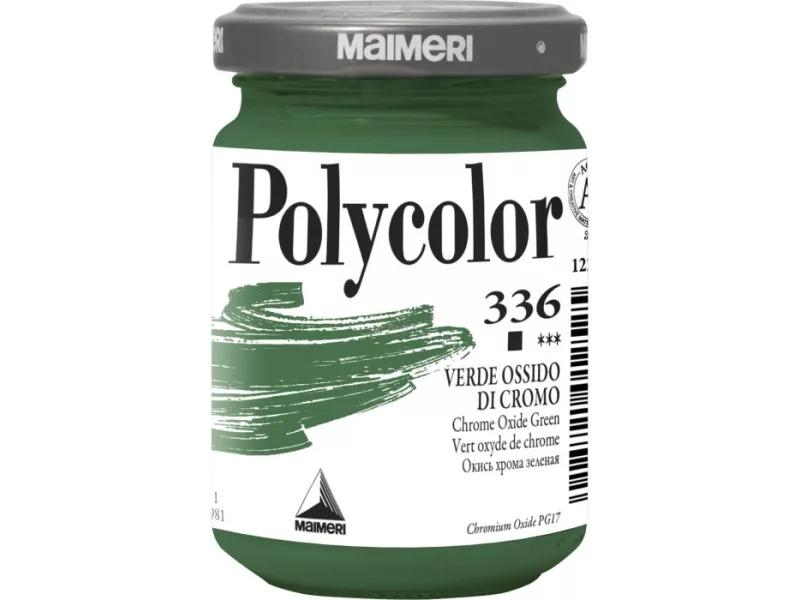 Colore Acrilico Polycolor Maimeri - 140 ml - M1220336 (Verde Ossido di Cromo Conf. 3) Colore Acrilico Polycolor Maimeri - 140 ml - M1220336 (Verde Ossido di Cromo Conf. 3)