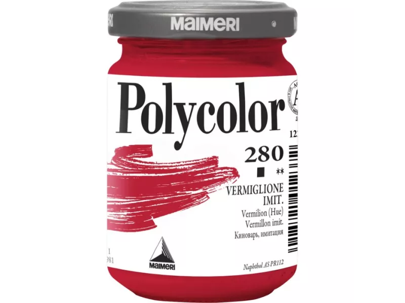 Colore Acrilico Polycolor Maimeri - 140 ml - M1220280 (Vermiglione Imitazione Conf. 3) Colore Acrilico Polycolor Maimeri - 140 ml - M1220280 (Vermiglione Imitazione Conf. 3)