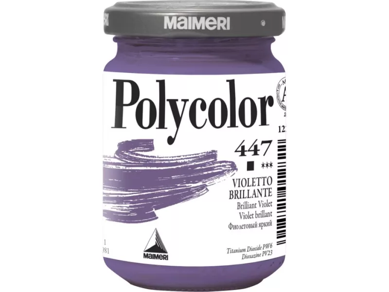 Colore Acrilico Polycolor Maimeri - 140 ml - M1220447 (Violetto Brillante Conf. 3) Colore Acrilico Polycolor Maimeri - 140 ml - M1220447 (Violetto Brillante Conf. 3)