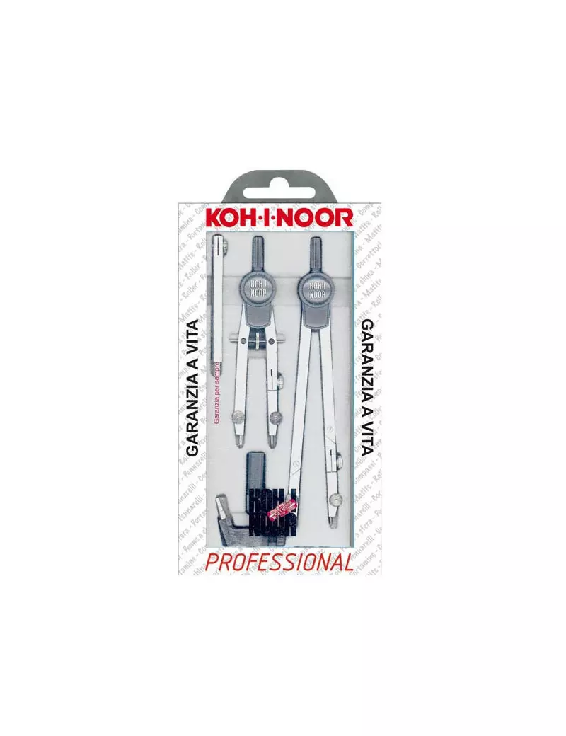 Compasso Professional Koh-i-noor - H9222N (Argento) Compasso Professional Koh-i-noor - H9222N (Argento)