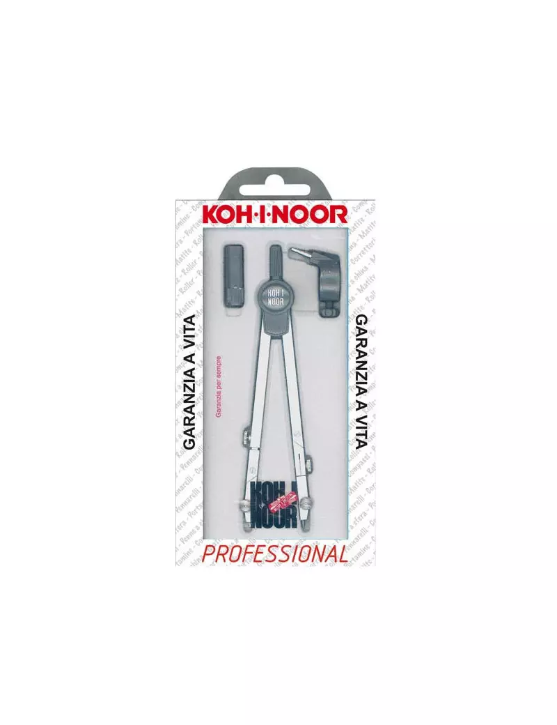 Compasso Professional Koh-i-noor - H9109N (Argento) Compasso Professional Koh-i-noor - H9109N (Argento)