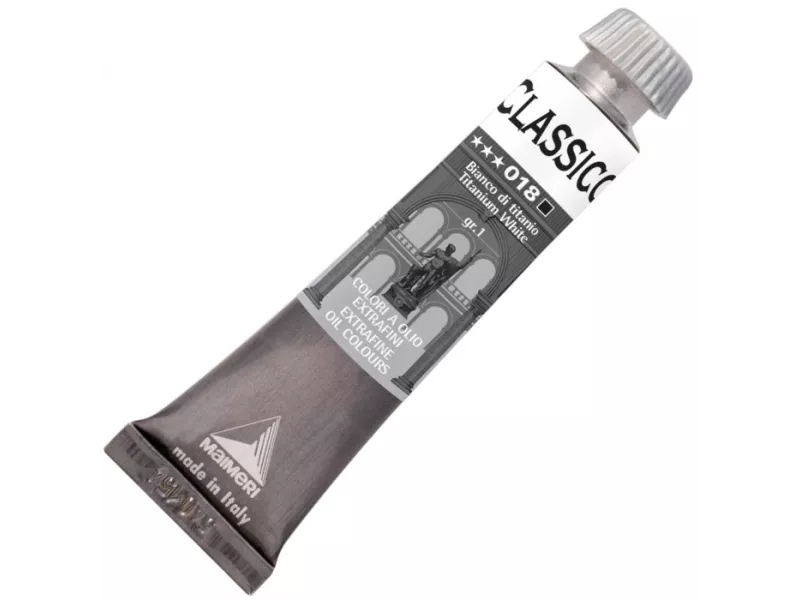Colore a Olio Extrafine Maimeri - 20 ml - M0302018 (Bianco di Titanio Conf. 3) Colore a Olio Extrafine Maimeri - 20 ml - M0302018 (Bianco di Titanio Conf. 3)