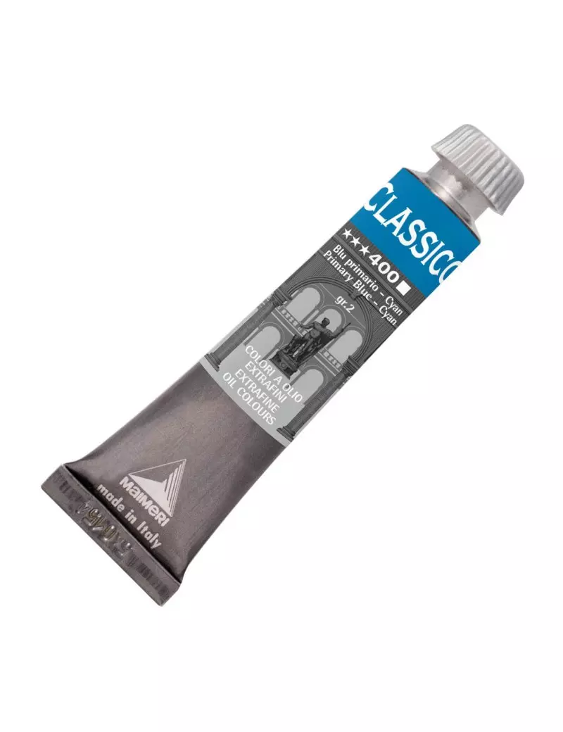 Colore a Olio Extrafine Maimeri - 20 ml - M0302400 (Blu Primario Cyan Conf. 3) Colore a Olio Extrafine Maimeri - 20 ml - M0302400 (Blu Primario Cyan Conf. 3)