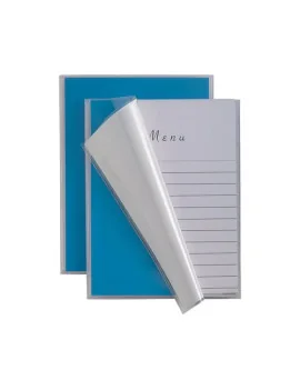 Portamenù Personalizzabile Menu M TI2 Sei Rota - 18x24 cm - 2 Buste - 56721207 (Trasparente)