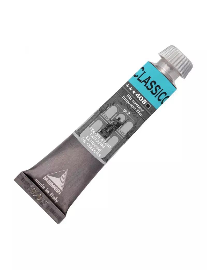 Colore a Olio Extrafine Maimeri - 20 ml - M0302408 (Blu Turchese Conf. 3) Colore a Olio Extrafine Maimeri - 20 ml - M0302408 (Blu Turchese Conf. 3)