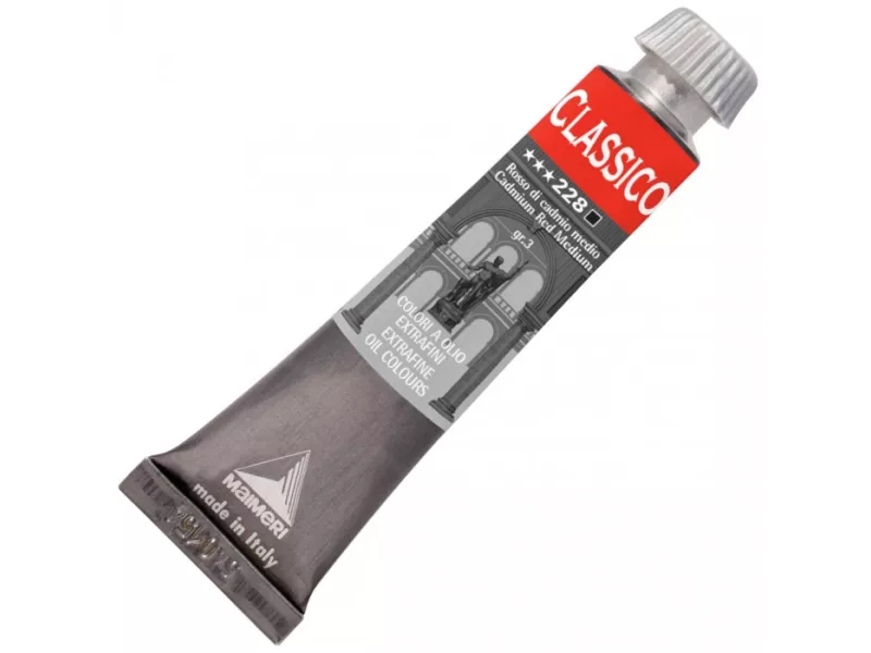 Colore a Olio Extrafine Maimeri - 20 ml - M0302228 (Rosso Cadmio Medio Conf. 3)