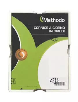 Cornice a Giorno in Crilex Methodo - 13x18 cm - K900103 (Trasparente)