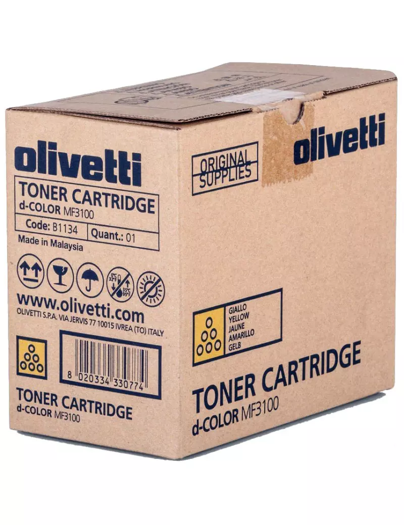 Toner Originale Olivetti B1134 (Giallo 5000 pagine)