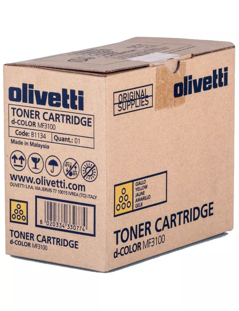 Toner Originale Olivetti B1134 (Giallo 5000 pagine) Toner Originale Olivetti B1134 (Giallo 5000 pagine)