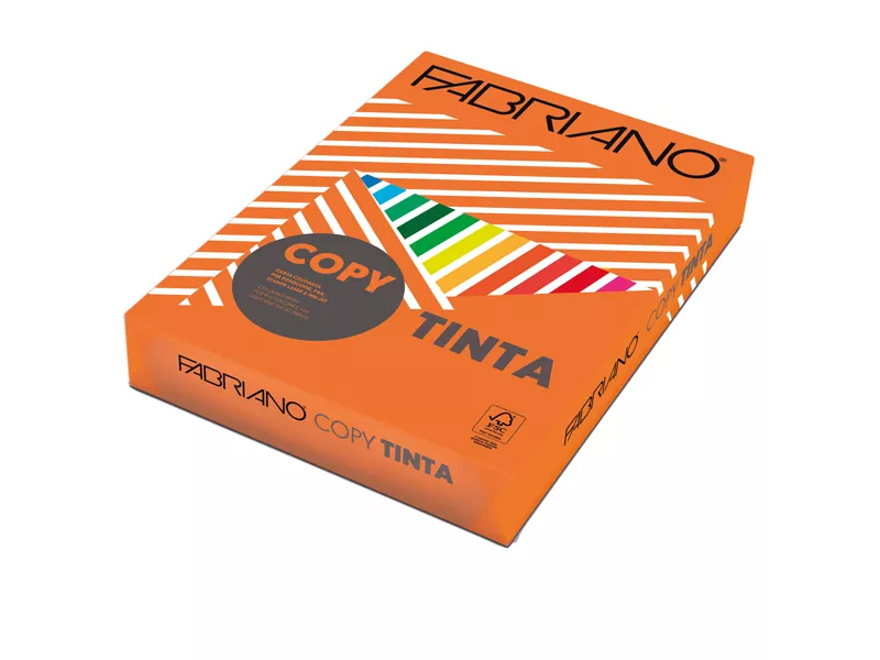 Carta Colorata Copy Tinta Fabriano - A3 - 160 g - 60416042 (Arancio Forte Conf. 125)