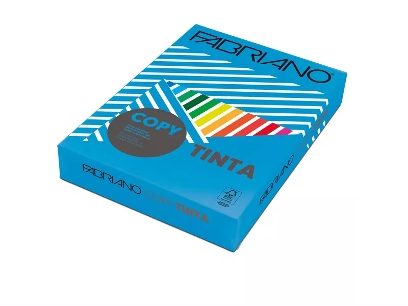 Carta Colorata Copy Tinta Fabriano - A3 - 160 g - 60316042 (Azzurro Forte Conf. 125)