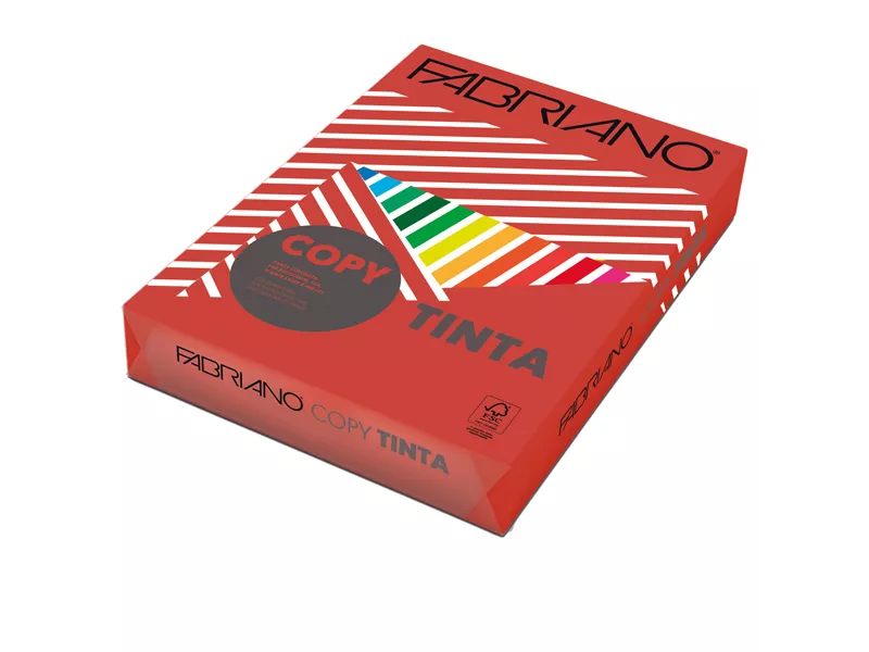Carta Colorata Copy Tinta Fabriano - A3 - 160 g - 60516042 (Rosso Forte Conf. 125)