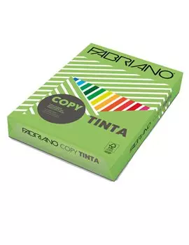Carta Colorata Copy Tinta Fabriano - A4 - 80 g - 60221297 (Verde Pisello Forte Conf. 500)