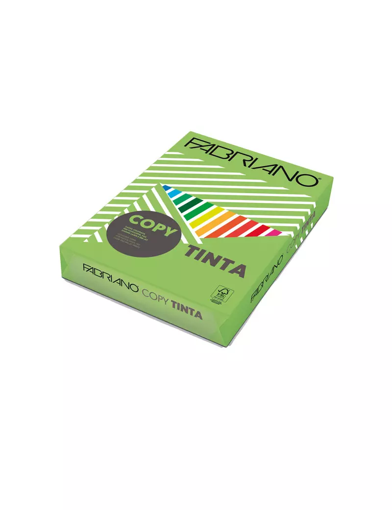 Carta Colorata Copy Tinta Fabriano - A4 - 80 g - 60221297 (Verde Pisello Forte Conf. 500)