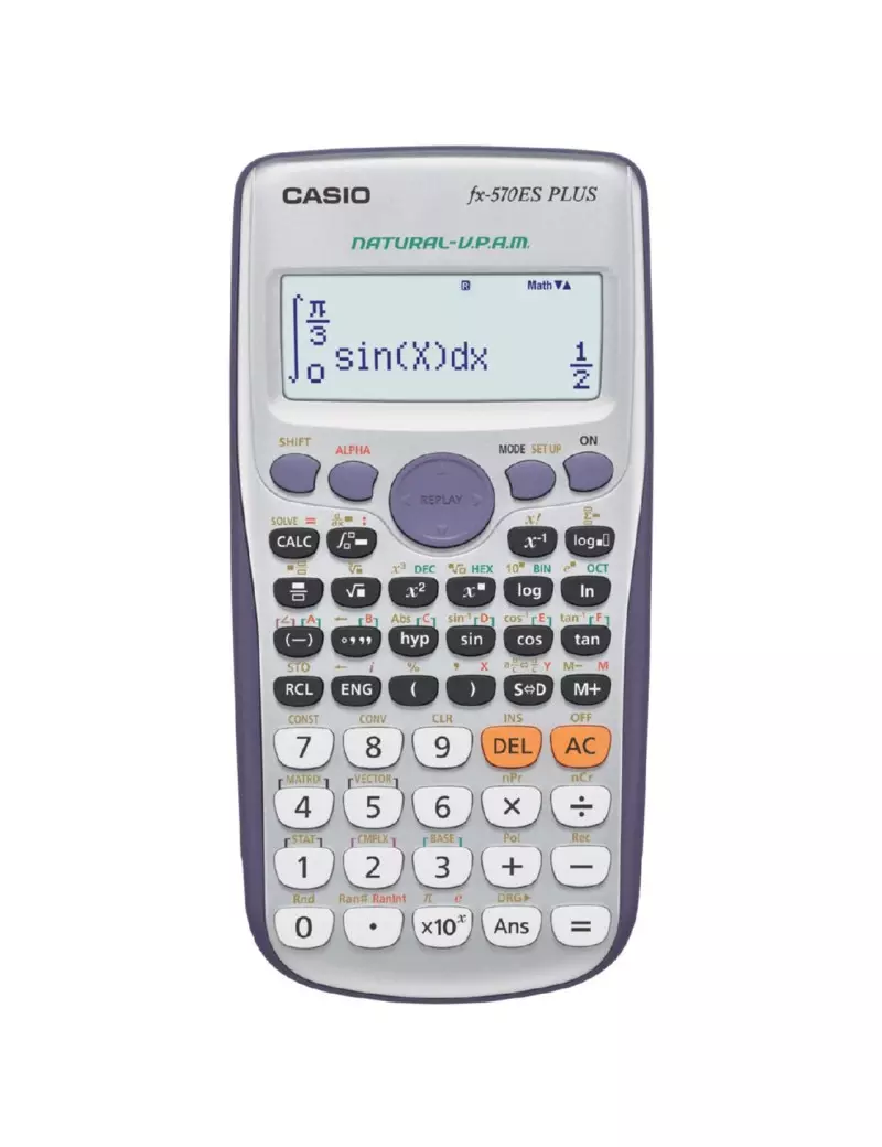 Calcolatrice Scientifica FX-570ES Plus Casio (Grigio Chiaro)