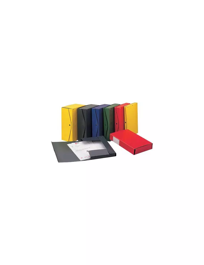 Scatola Archivio Project 12 King Mec - Dorso 12 - 26x36 cm - 00024006 (Giallo Conf. 5)