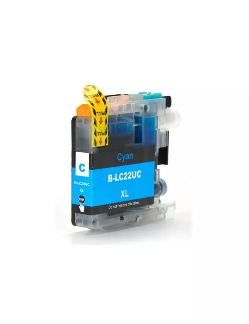 Cartuccia Compatibile Brother LC-22UC (Ciano 1200 pagine) Cartuccia Compatibile Brother LC-22UC (Ciano 1200 pagine)
