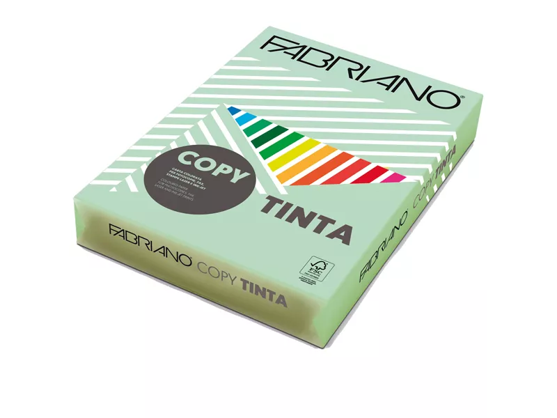 Carta Colorata Copy Tinta Fabriano - A4 - 160 g - 61616021 (Verde Chiaro Tenue Conf. 250) Carta Colorata Copy Tinta Fabriano - A4 - 160 g - 61616021 (Verde Chiaro Tenue Conf. 250)