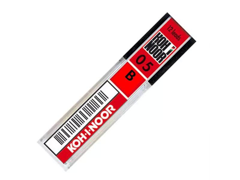 Mine Koh-i-noor - 0,5 mm - B - E205-B (Conf. 12)