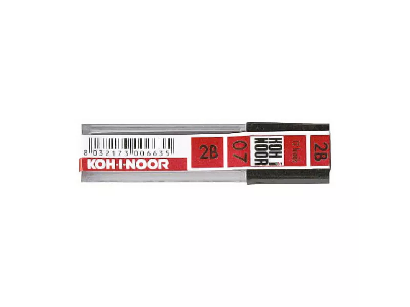Mine Koh-i-noor - 0,7 mm - 2B - E207-2B (Conf. 12) Mine Koh-i-noor - 0,7 mm - 2B - E207-2B (Conf. 12)