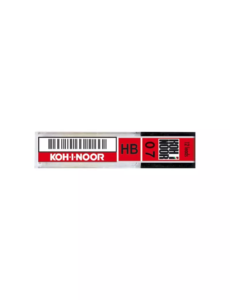 Mine Koh-i-noor - 0,7 mm - HB - E207-HB (Conf. 12) Mine Koh-i-noor - 0,7 mm - HB - E207-HB (Conf. 12)
